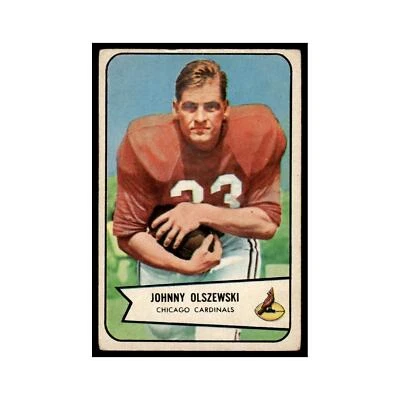 John Olszewski 1954 Bowman (Damaged) #117 Chicago Cardinals Football Card Poor - Image 1 of 3