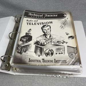 1950 Industrial Training Institute Radio & Television Electronics 39 Volumes - Picture 1 of 14