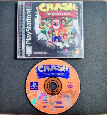 (136107) Crash Bandicoot for PS1 (Black Label) *Pre Owned* - Image 1 of 4