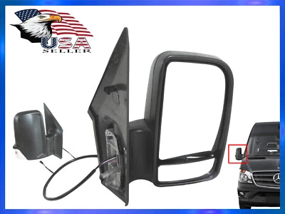 For 2006-2018 Sprinter Van Right Side Rear View Mirror Heated Signal Short Arm - Image 1 of 4