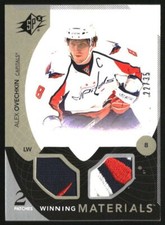 2010-11 SPx Winning Materials Patches #WMAO Alexander Ovechkin /35