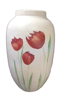 Signed Ceramic Vase Pottery Hand Painted Made in Israel Jewish Art 4 1/2" - Picture 1 of 5
