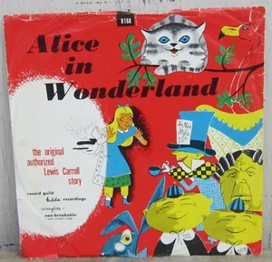 Vtg Guild Drama Group ALICE IN WONDERLAND 10" RECORD & SLEEVE Record Guild R168 - Picture 1 of 4