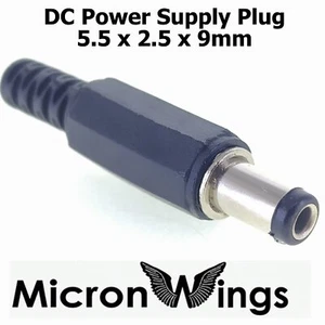 DC Power Supply Plug 5.5 x 2.5 x 9mm - Picture 1 of 5