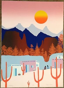 Robin L Stier "Watching" S/N Ltd Ed Serigraph 16/100 Rare! - Picture 1 of 5