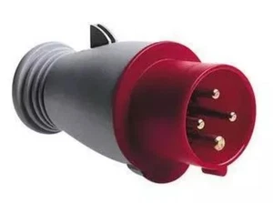 MK Commando K9045 RED Plug Connector 3 Phase 32A 415 V 3P+N+E - Picture 1 of 4