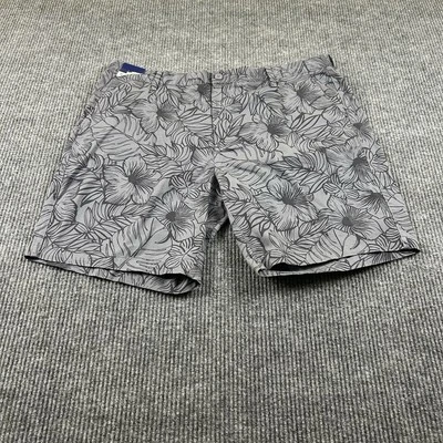 Основные издания Chino короткие мужские 42 серый карман цветочный печать хлопок повседневный новый - Изображение 1 из 4