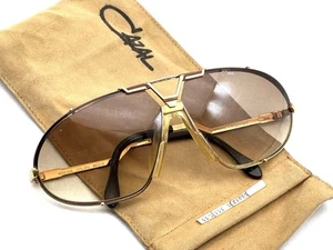 VINTAGE CAZAL MOD 906 COL 370 GOLD OVERSIZED 1980 MADE IN GERMANY SONNENBRILLE - Bild 1 von 16