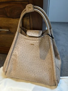 Max Mara Marine Pink Top Handle Leather Bag New - Picture 1 of 17