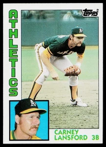 1984 Topps Carney Lansford #767 Oakland Athletics - Picture 1 of 2