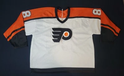 Vintage Maska CCM NHL Philadelphia Flyers Men's XL Lindros 88 Jersey Embroidery - Image 1 of 4