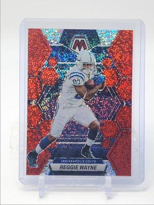 REGGIE WAYNE 2023 MOSAIC NFL RED SPARKLE PRIZM SSP COLTS Q3280 - Image 1 of 2