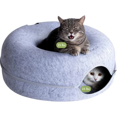 Cueva para gatos Peekaboo para gatos múltiples y grandes de hasta 30-45 libras, desmontable para arañazos... Foto 1 de 4