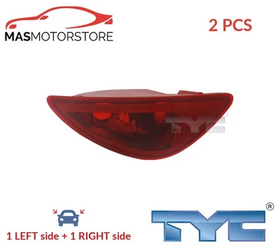 FOG LIGHT LAMP PAIR TYC 19-0718-01-2 2PCS FOR RENAULT CLIO III - Image 1 of 4