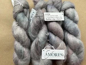 Amores Yarn Studio Pareja Seide Mohair (72% Kid Mohair/28% Maulbeerseide) 4 Knäuel - Bild 1 von 2