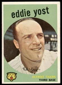1959 Topps #2 Eddie Yost Detroit Tigers VGEX 54728 - Picture 1 of 2