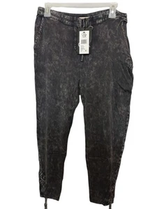 Chaser Vintage Black Jogger Lounge Pants Draw String Size Medium NWT Viscose - Picture 1 of 10