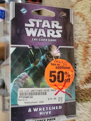 Star Wars LCG: A Wretched Hive Card Game New Sealed - Image 1 of 2