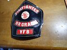 Fire Fighter Hr Grace  Cairns And Bros Fire Helment Leather Shield Front Bx 6
