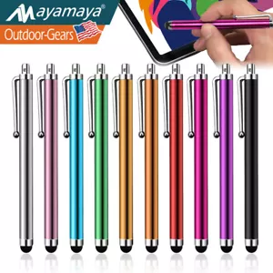 10Pack Stylus Pens For Touch Screen iPad iPhone Samsung Phone Tablet Universal - Picture 1 of 9