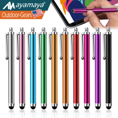 10Pack Stylus Pens For Touch Screen iPad iPhone Samsung Phone Tablet Universal - Image 1 of 4