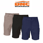 Dnc Workwear Men Slimflex Tradie Cargo Shorts Summer Comfort Short Work 3373