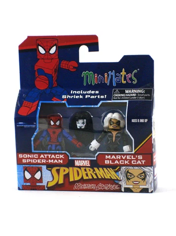 Marvel Minimates Sonic Attack Spider-Man & Black Cat Series 76 Maximum Carnage Cover