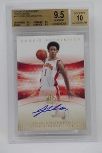 2004-05 SP Authentic Extra Limited #182 Josh Childress AU/25  🔥Beckett 9.5 MINT - Picture 1 of 7