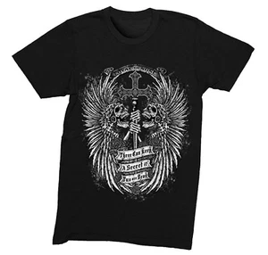Camiseta para hombre 3 Can Keep a Secret if 2 Are Dead Pirates Calavera Cruzada Tatuaje - Imagen 1 de 2