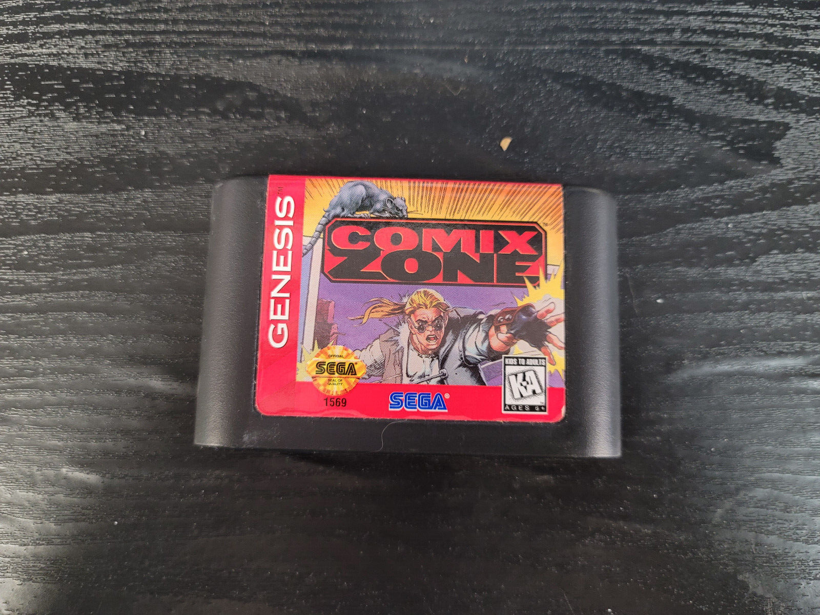Comix Zone for Sega Genesis Cart Great Shape