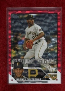 ROANSY CONTRERAS 2023 TOPPS RED FOIL PARALLEL 117/199 PITTSBURGH PIRATES - Picture 1 of 2