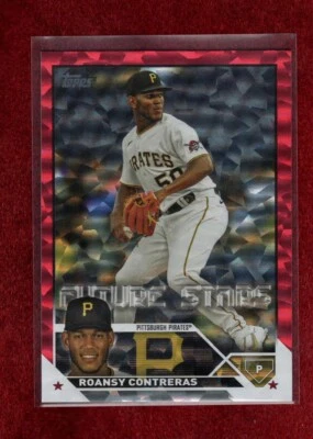 ROANSY CONTRERAS 2023 TOPPS RED FOIL PARALLEL 117/199 PITTSBURGH PIRATES - Image 1 of 2
