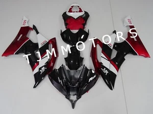 Kit de carenado de carrocería molde de inyección ABS rojo negro para Yamaha YZF R6 2008-2016 - Imagen 1 de 9