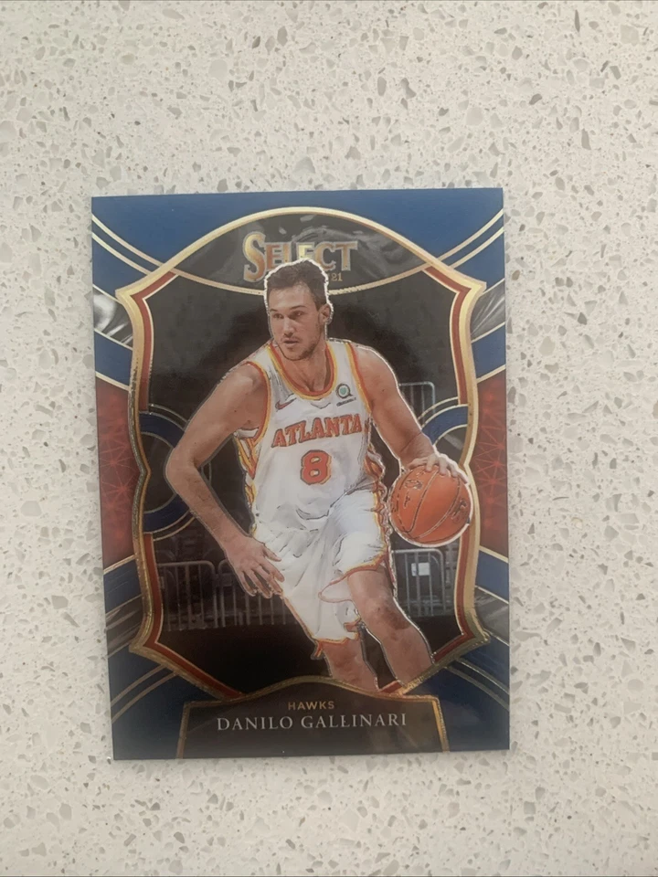 2020-21 Panini Select Prizm Blue Danilo Gallinari #35 Atlanta Hawks Foto 1 de 1
