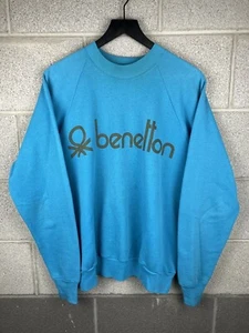 Suéter Sudadera Nieve Cuello Redondo Esquí Benetton Años 80 De Colección Nieve - Imagen 1 de 6