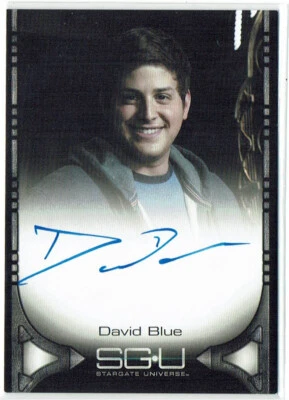 Stargate Universe Season 1 Autograph Card David Blue as Eli Wallace - Image 1 of 2