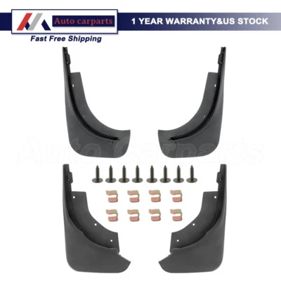 4X Protectores contra salpicaduras guardabarros delanteros y traseros para Volkswagen Touareg 2007-2010 Foto 1 de 4