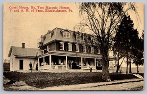 Postcard Masonic Homes Guest House No 2 Elizabethtown PA 22126 S.G. Bishop - Picture 1 of 2
