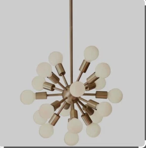 Allen + Roth DYSTRA 18 Light Soft Gold Transitional Chandelier (0729278) - Picture 1 of 3