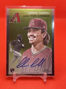 Corbin Carroll 2023 Topps cromo platino aniversario automático RC #CPA-CC - Imagen 1 de 2