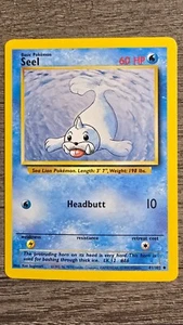 SEEL 41/102 BASE SET UNCOMMON UNLIMITED POKEMON TCG VINTAGE - Picture 1 of 2