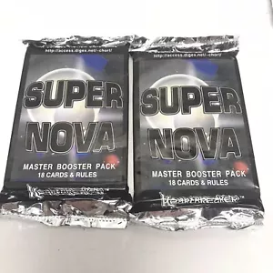 Super Nova Booster Packs NEW Sealed CCG Heartbreaker SciFi Card Game TCG 2 Pair - Picture 1 of 4