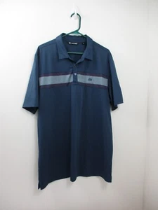 Travis Mathew Shirt Adult XXL 2XL Blue Red Polo Golfer Golf Rugby Preppy Mens - Picture 1 of 17