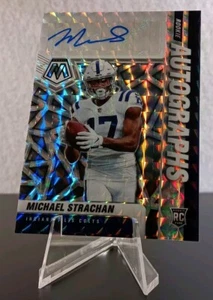 2021 Mosaic Michael Strachan Rookie Autographs 82 Indianapolis Colts RC AU - Bild 1 von 4