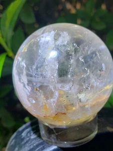 1,9" klare Garten Quarz Kugel Kugel Kristall Phantom Regenbogen, 167g oder 6oz - Bild 1 von 12