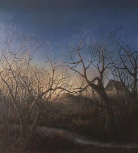 Original fine art oil on canvas landscape painting. - Picture 1 of 2