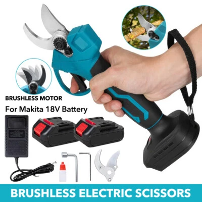 Brushless Electric Pruning Shears Garden Tool Cordless for Makita 18V Battery - Image 1 of 4