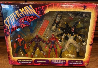 Juego de figuras de acción Toybiz Spider-Man Marvel Createst Super Heroes artículo raro Foto 1 de 4