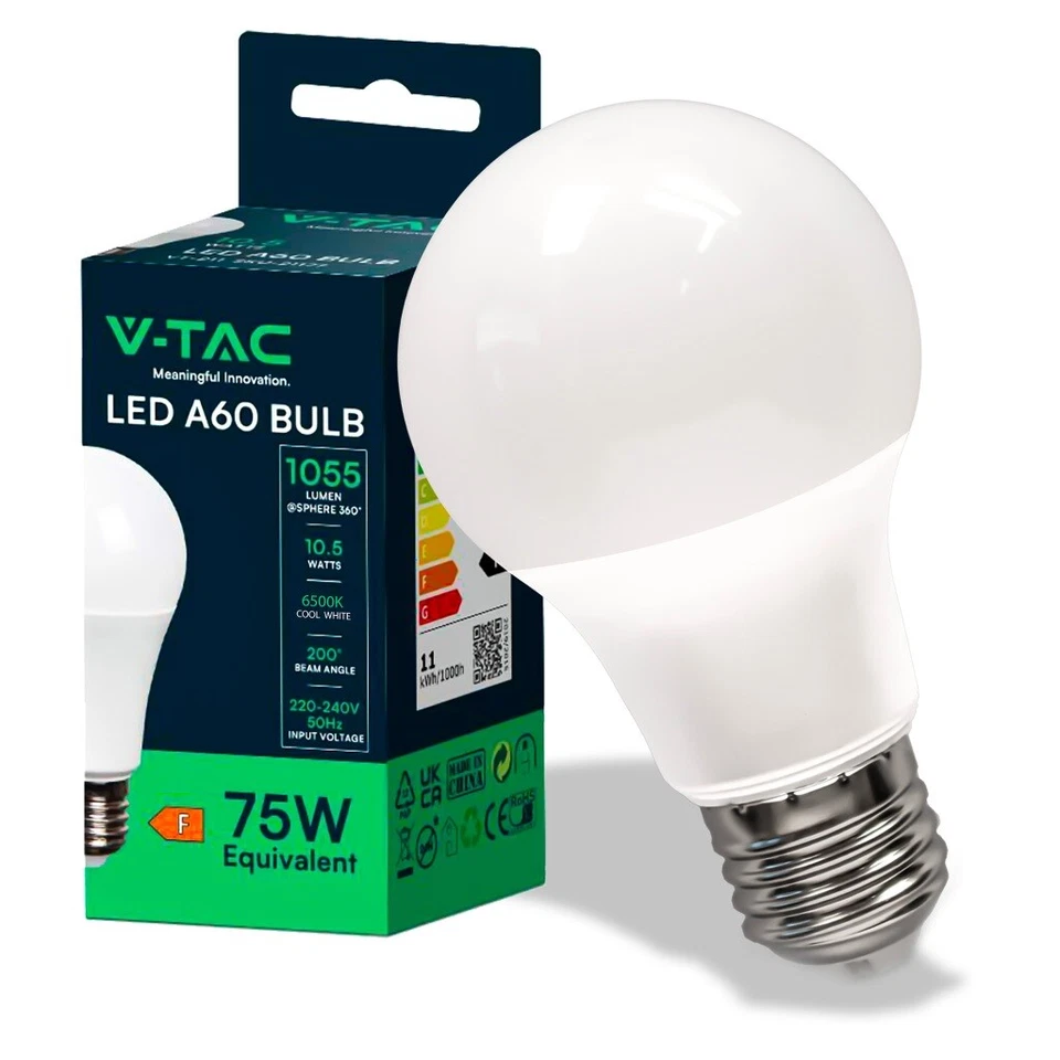 LAMPADINE LED V-Tac E27 da 4W a 24W Lampada Sfera Mini Globo Bulbo Par  - Immagine 1 di 1