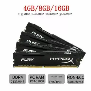 4GB 8GB 16GB DDR4 2133/2400/2666/3200 MHz desktop RAM memory DIMM 288-pin - Bild 1 von 8